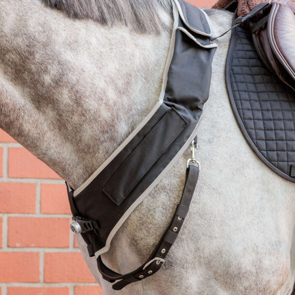 Kavalkade Pettorina Horselight Nero/Grigio