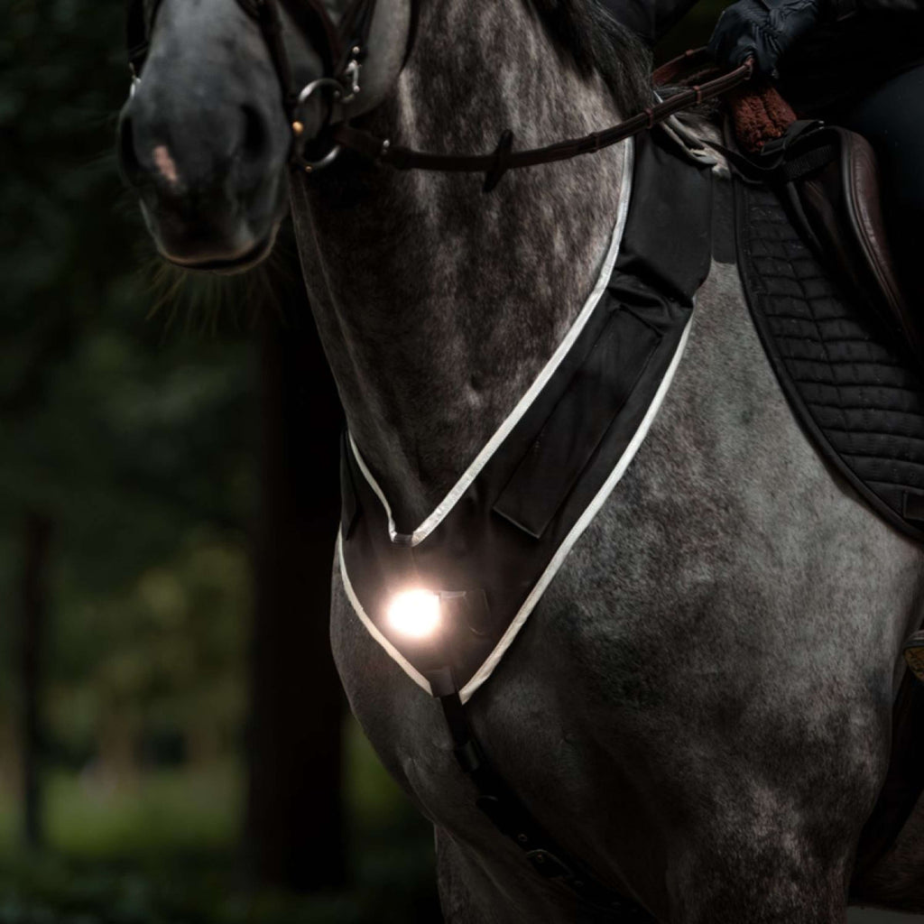 Kavalkade Pettorina Horselight Nero/Grigio