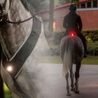 Kavalkade Pettorale/Sella Horselight Nero/Grigio