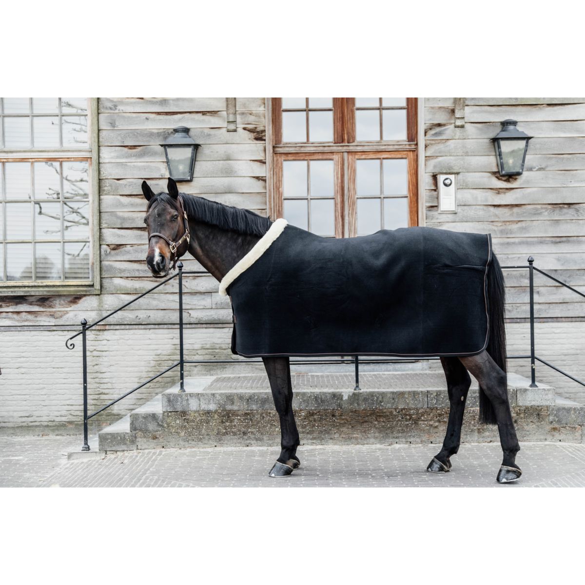 Kentucky Horsewear Coperta antisudore Show Fleece Heavy Nero