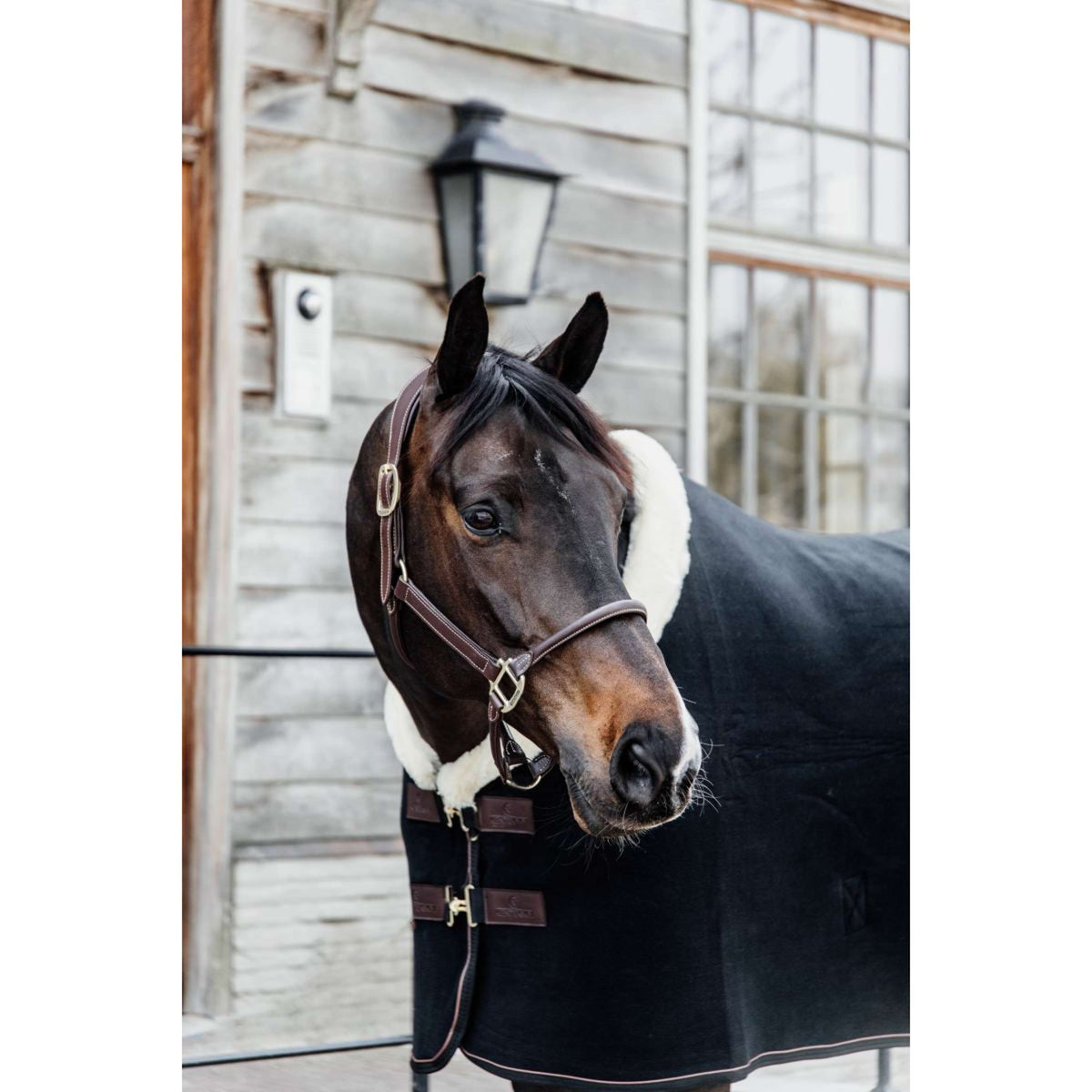Kentucky Horsewear Coperta antisudore Show Fleece Heavy Nero