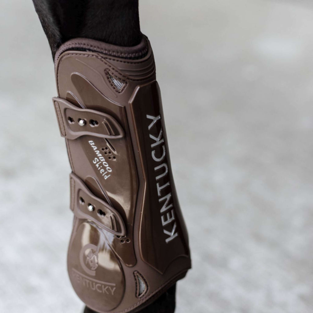 Kentucky Horsewear Stinchiere Bamboo Elastic Marrone