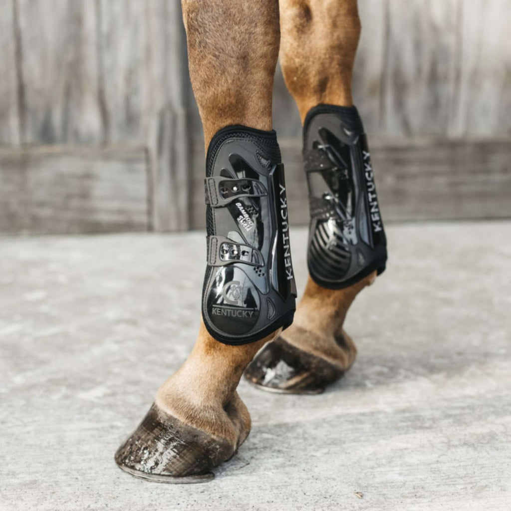 Kentucky Horsewear Stinchiere Bamboo Elastic Nero