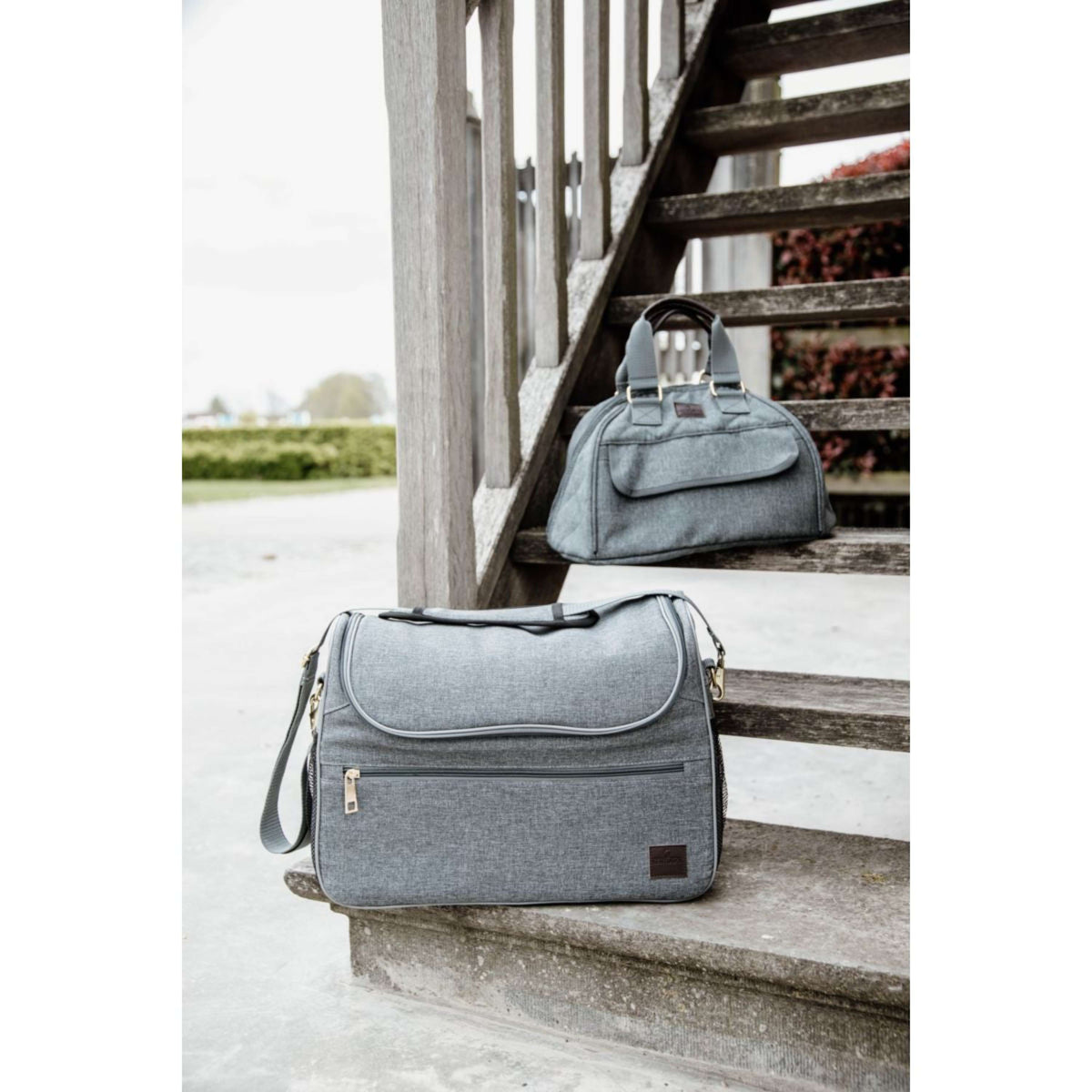 Grooming Deluxe by Kentucky Set di borse per toelettatura Grigio