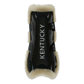 Kentucky Horsewear Stinchiere Bamboo Elastic Vegan Sheepskin Nero