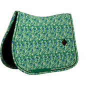 Kentucky Sottosella Velvet Paisley Garden saltando Verde/Blu marino