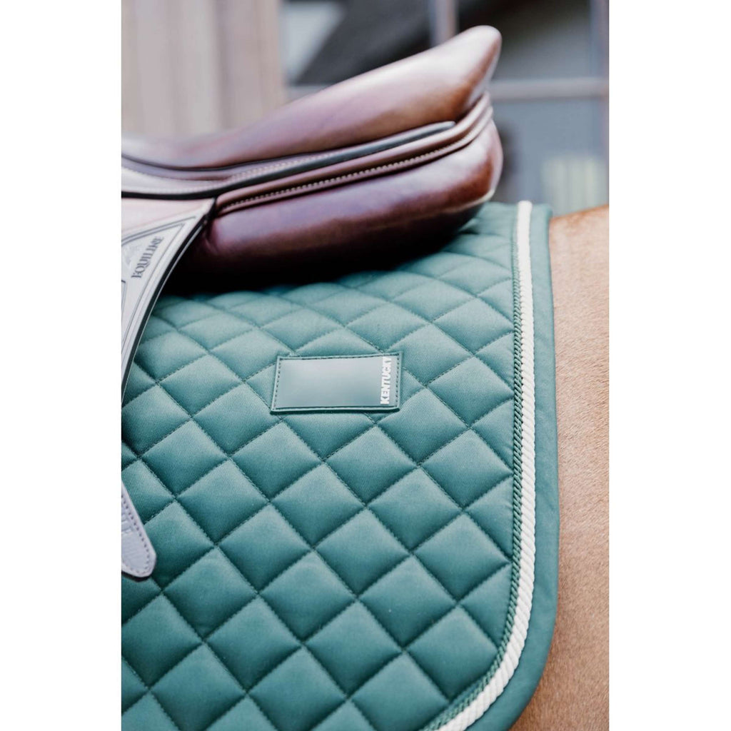 Kentucky Horsewear Sottosella Diamond Rope Dressage Pine Green