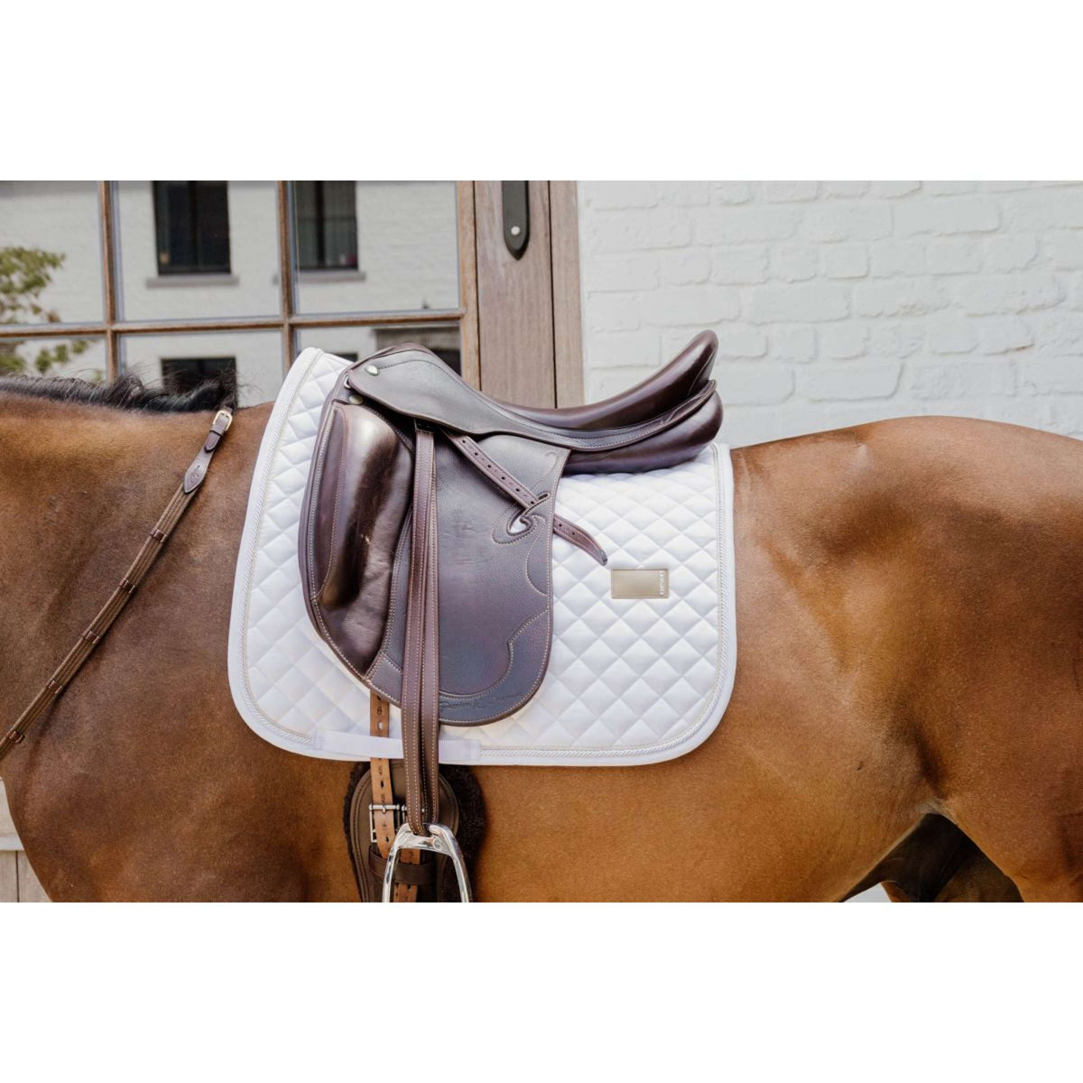 Kentucky Horsewear Sottosella Diamond Rope Bianco