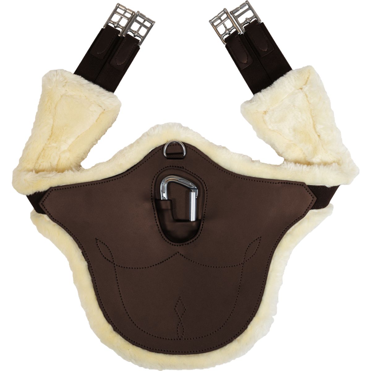 Kentucky Horsewear Sottopancia da salto Anatomic Sheepskin Marrone