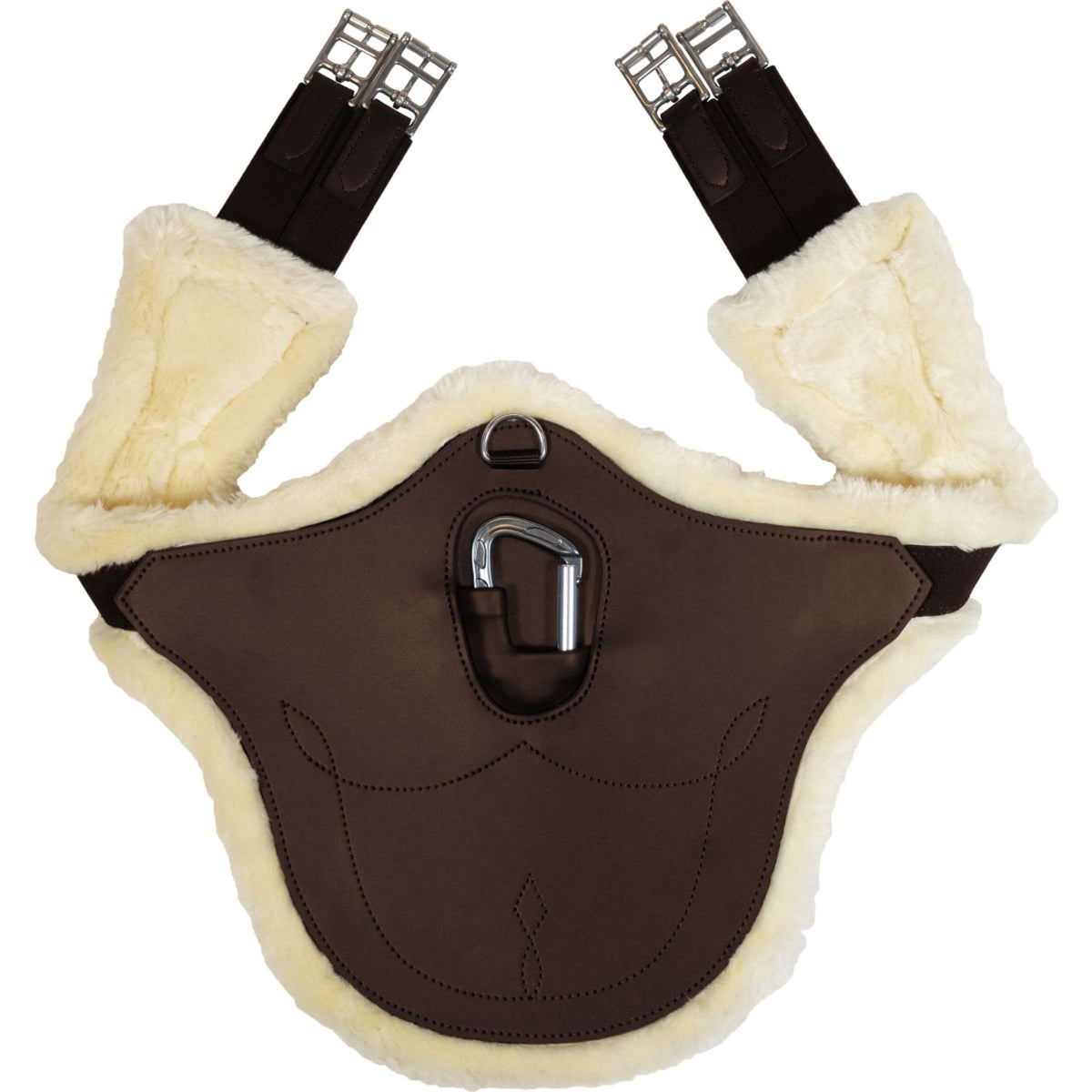 Kentucky Horsewear Sottopancia da salto Anatomic Sheepskin Marrone
