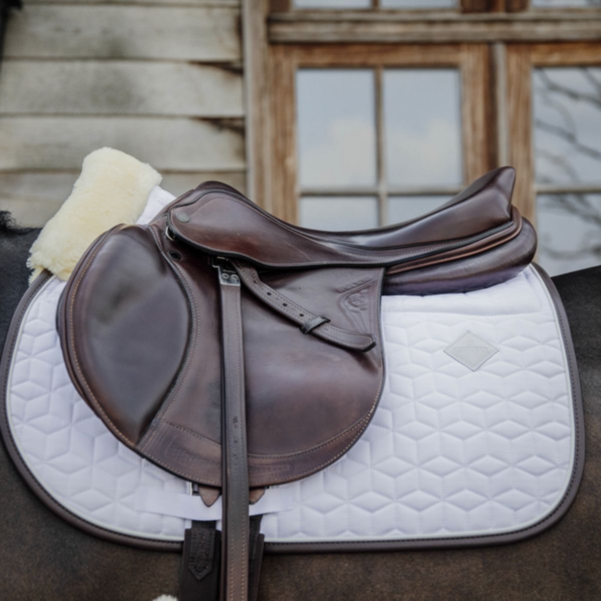 Kentucky Horsewear Sottosella Skin Friendly Springen Bianco