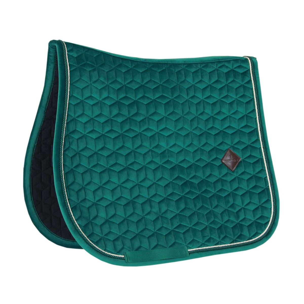 Kentucky Horsewear Sottosella Velvet Springen Verde scuro