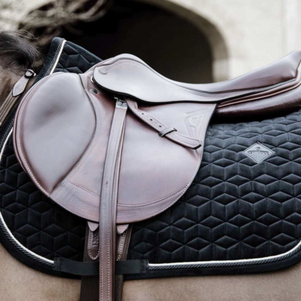 Kentucky Horsewear Sottosella Basic Velvet Saltando Nero
