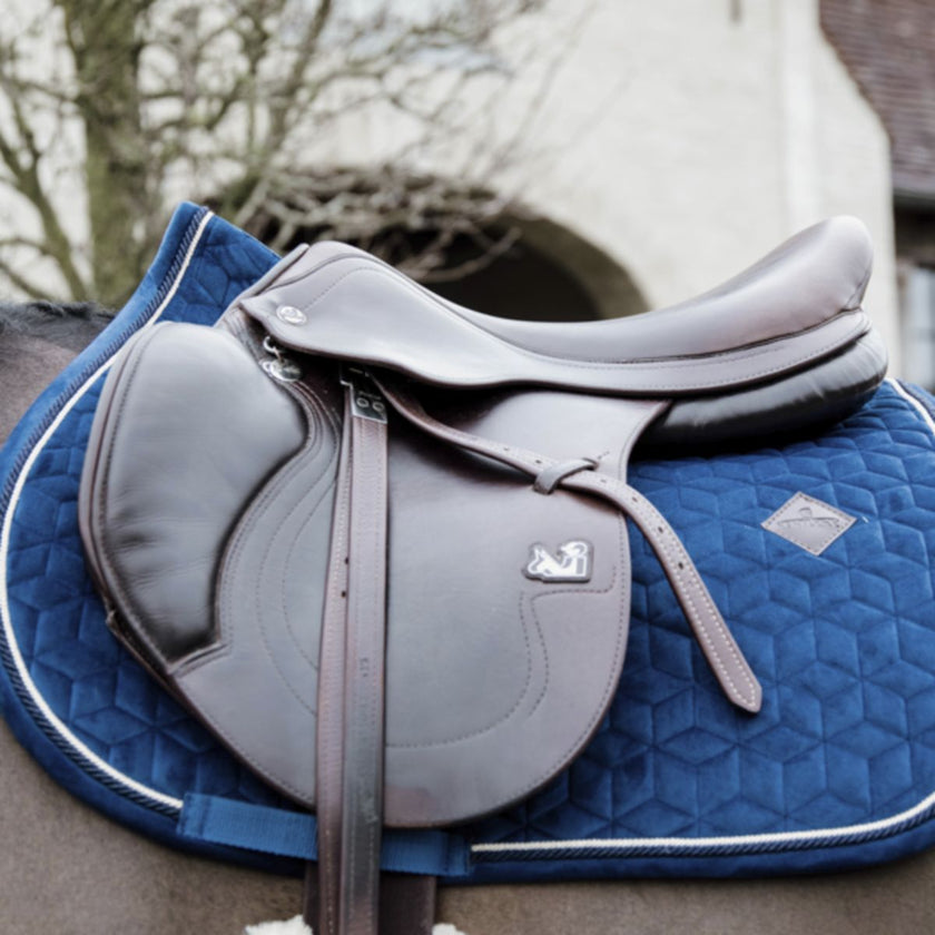 Kentucky Horsewear Sottosella Basic Velvet Springen Navy