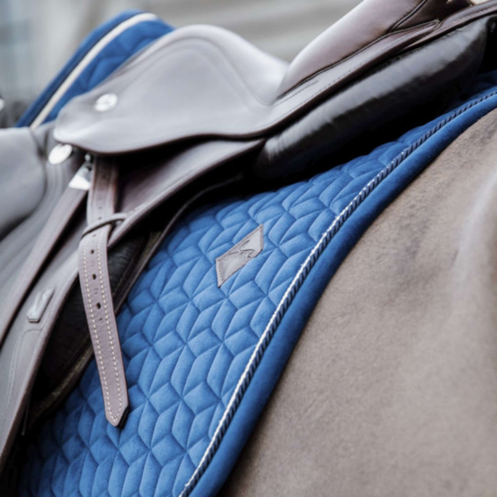 Kentucky Horsewear Sottosella Basic Velvet Saltando Navy