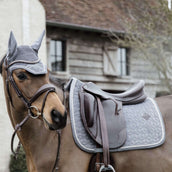 Kentucky Horsewear Sottosella Basic Velvet Dressage Grigio