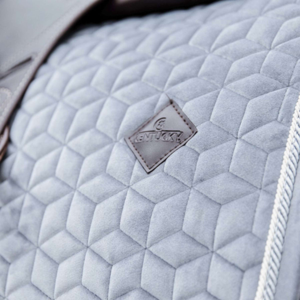 Kentucky Horsewear Sottosella Basic Velvet Dressage Grigio