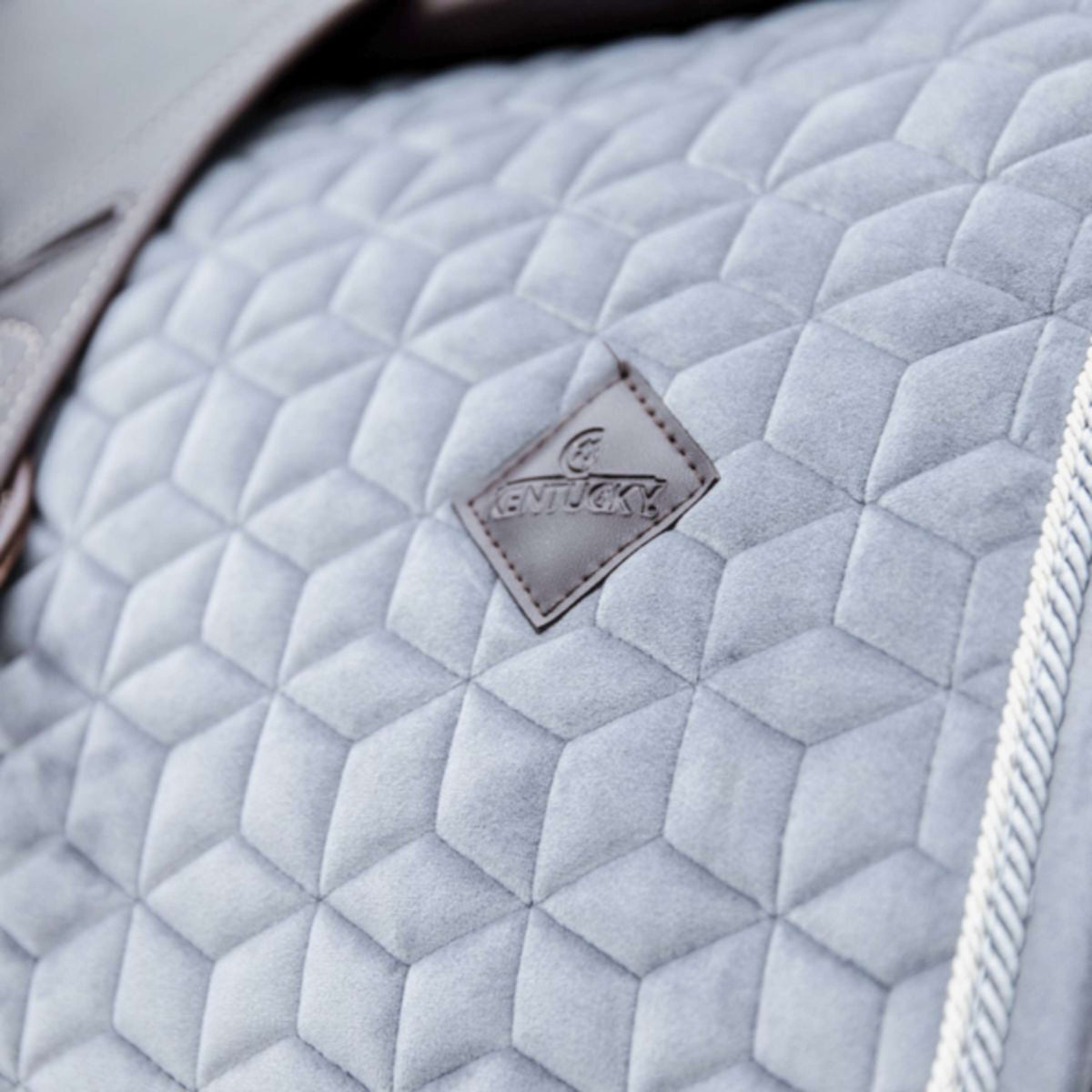 Kentucky Horsewear Sottosella Basic Velvet Dressage Grigio