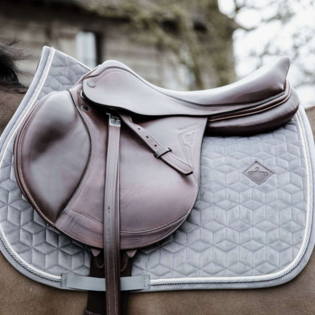 Kentucky Horsewear Sottosella Basic Velvet Saltando Grigio