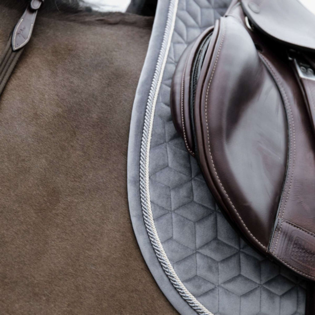 Kentucky Horsewear Sottosella Basic Velvet Saltando Grigio