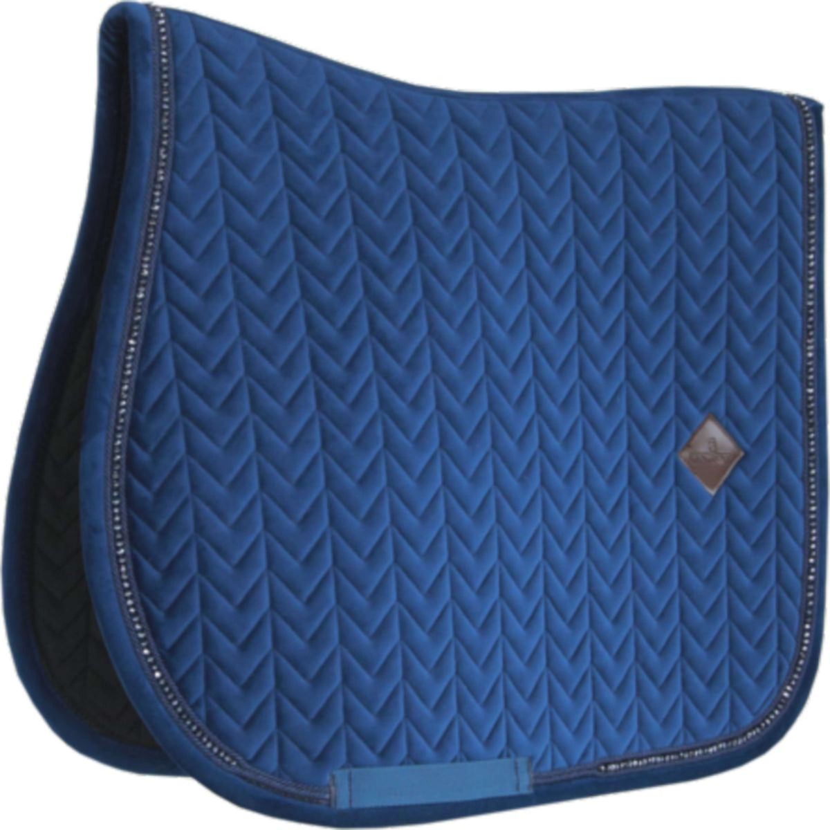Kentucky Horsewear Sottosella Velvet Pearls Dressage Navy