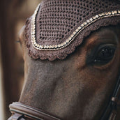Kentucky Horsewear Copriorecchie Wellington Stone & Pearl Soundless Marrone