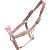 Kentucky Horsewear Cavezza Velvet Glitter Unicorn Rosa antico