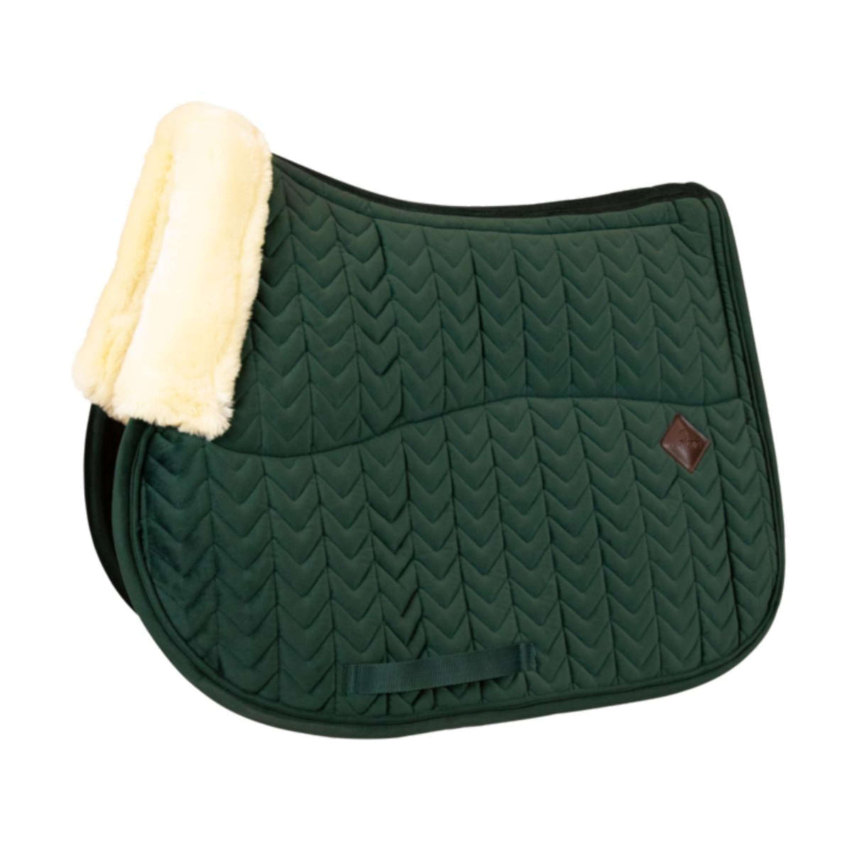 Kentucky Horsewear Sottosella Skin Friendly Velvet Springen Pine Green