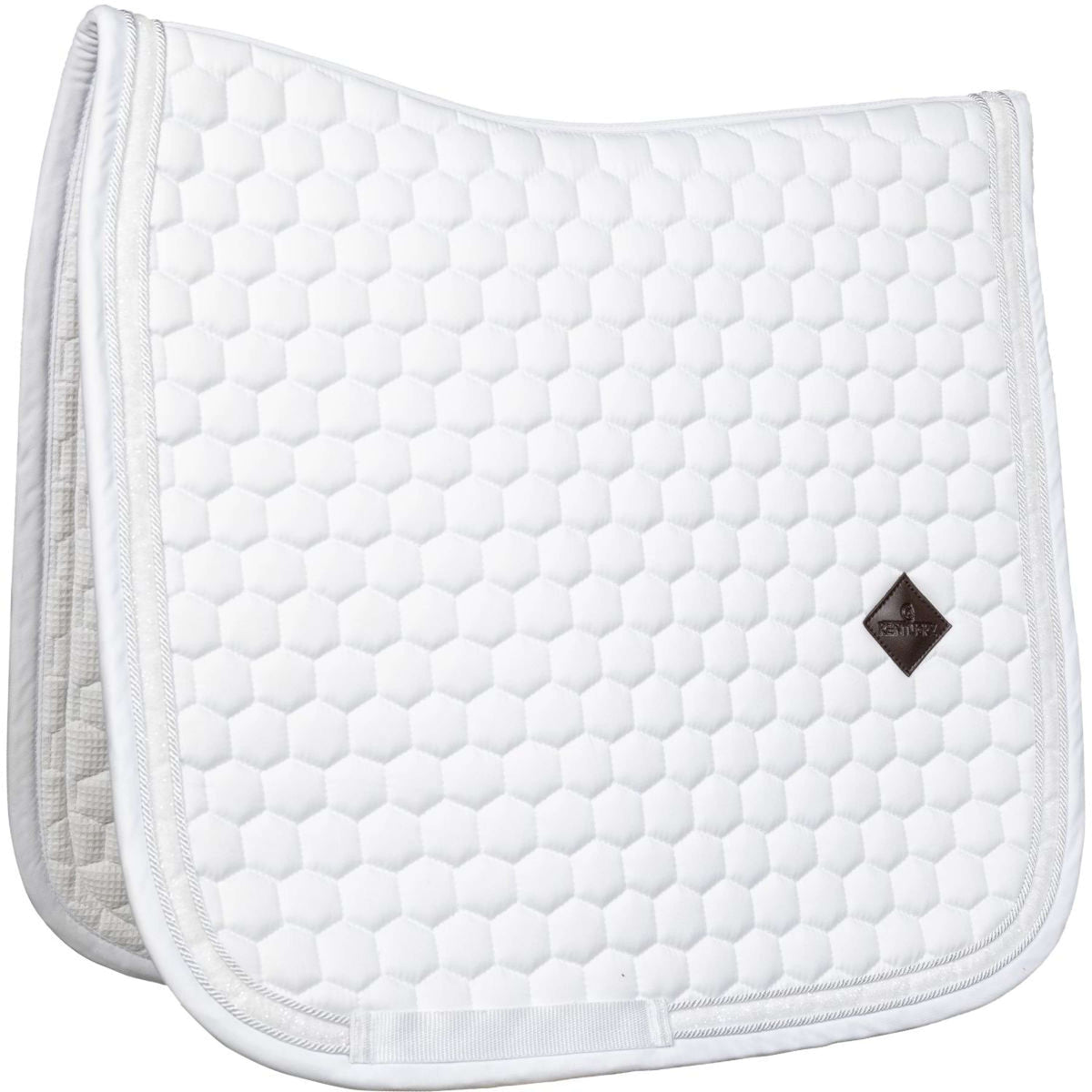 Kentucky Horsewear Sottosella Glitter Dressage Bianco/Bianco