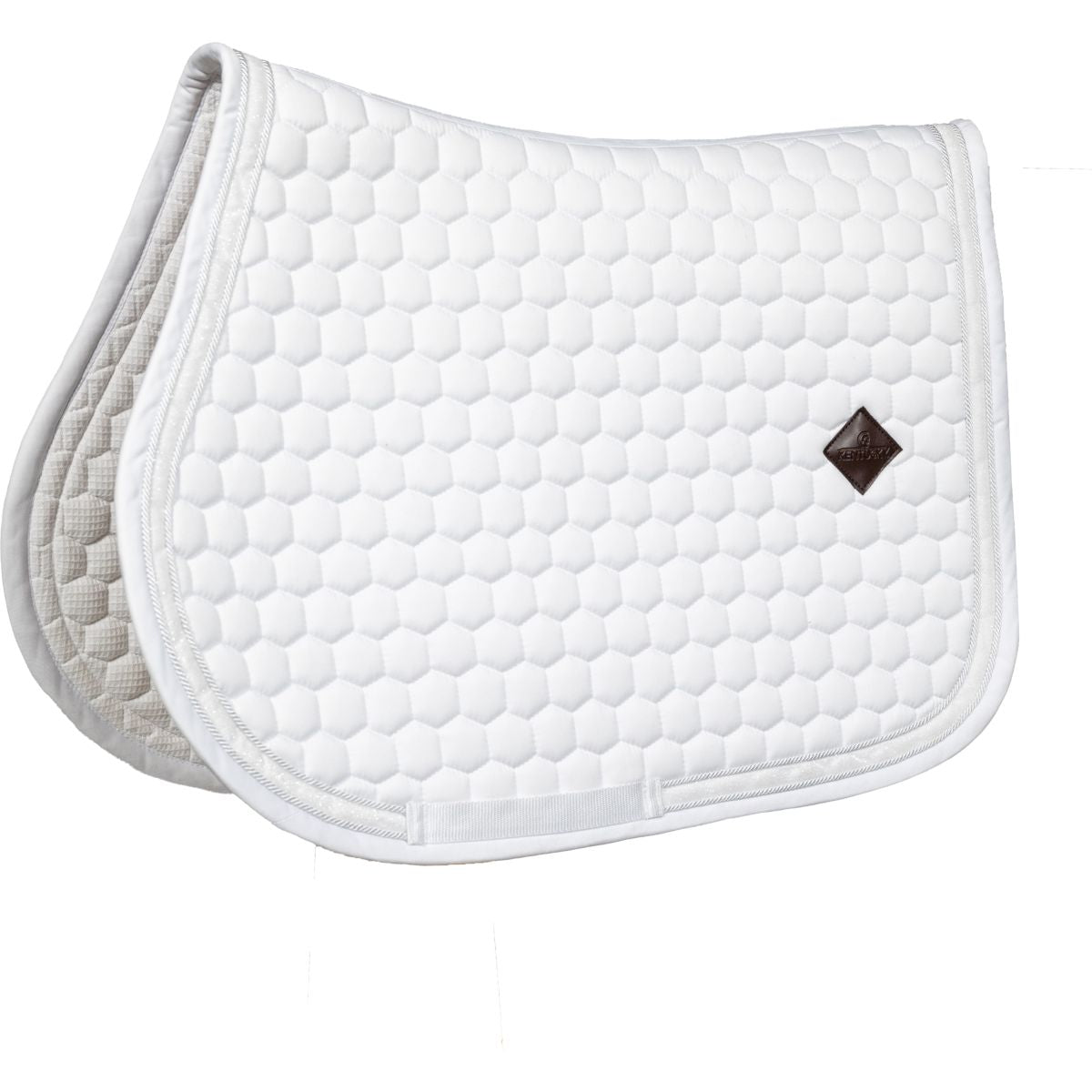 Kentucky Horsewear Sottosella Glitter saltando Bianco/Bianco