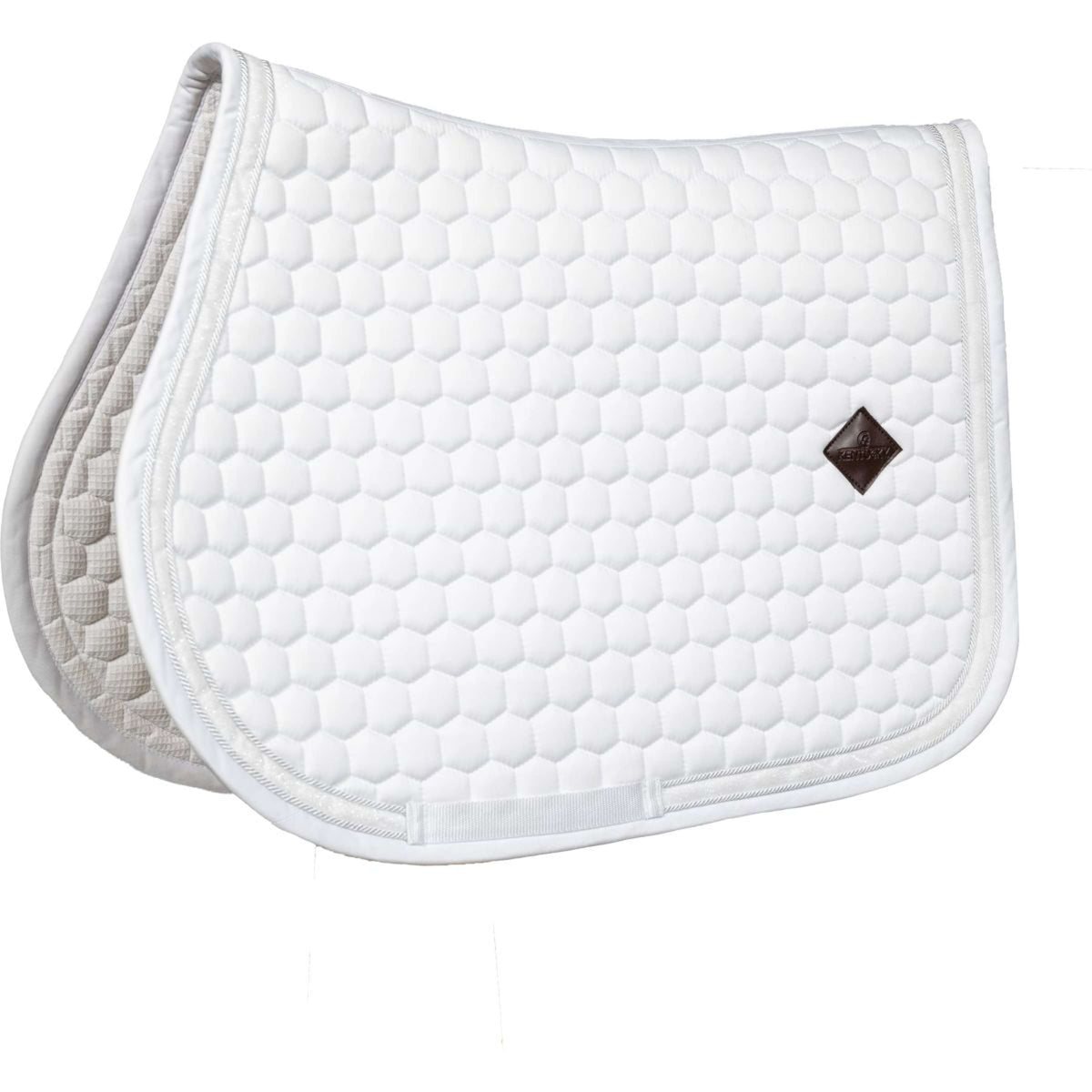 Kentucky Horsewear Sottosella Glitter saltando Bianco/Bianco