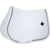 Kentucky Horsewear Sottosella Glitter saltando Bianco/Argento