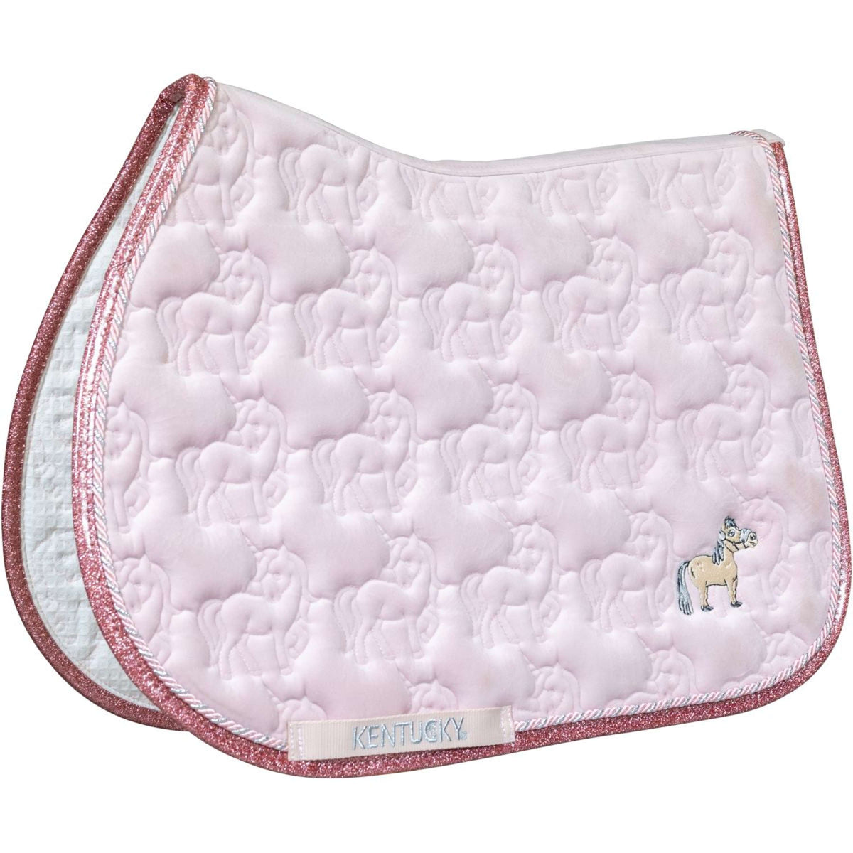 Kentucky Horsewear Sottosella Glitter Unicorn Dressage Soft Rose