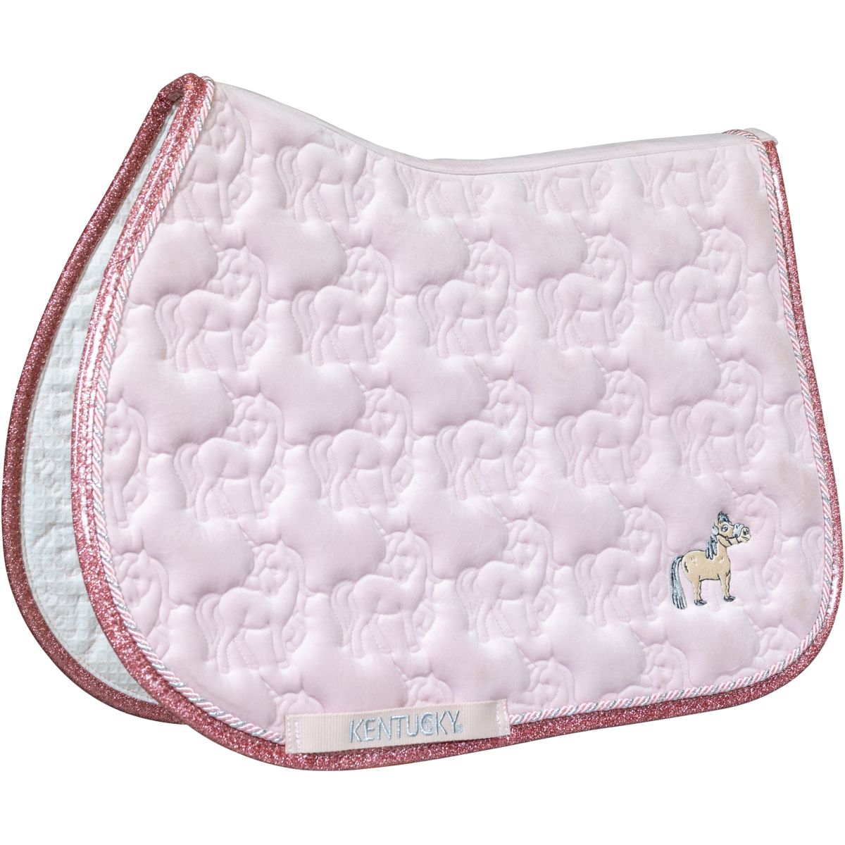 Kentucky Horsewear Sottosella Glitter Unicorn Dressage Soft Rose