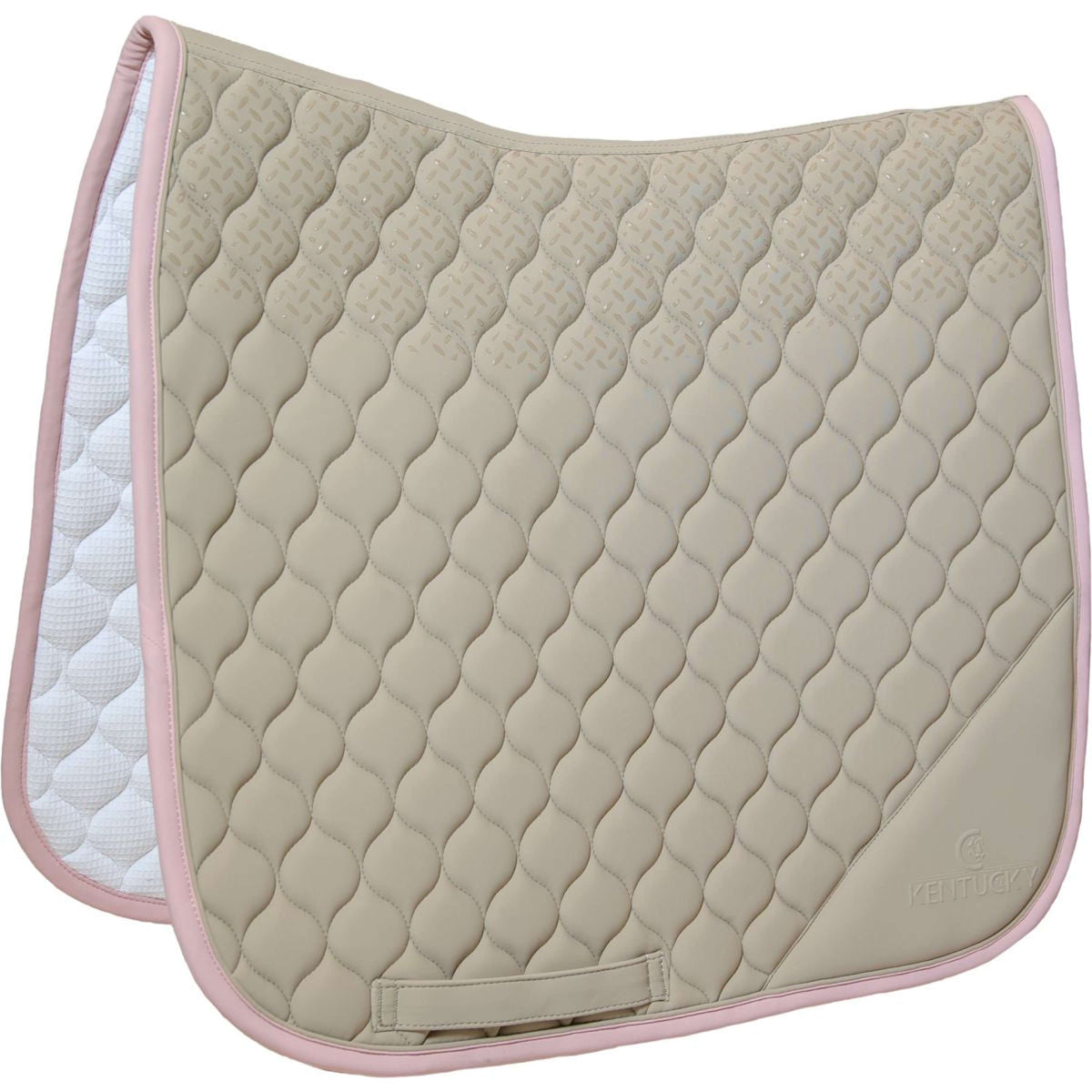Kentucky Horsewear Sottosella Softshell Onion Quilt Dressage Beige/Rosa antico