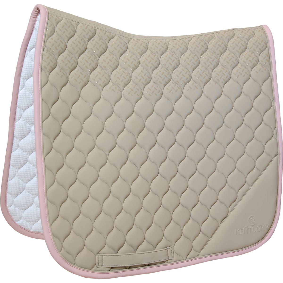 Kentucky Horsewear Sottosella Softshell Onion Quilt Dressage Beige/Rosa antico