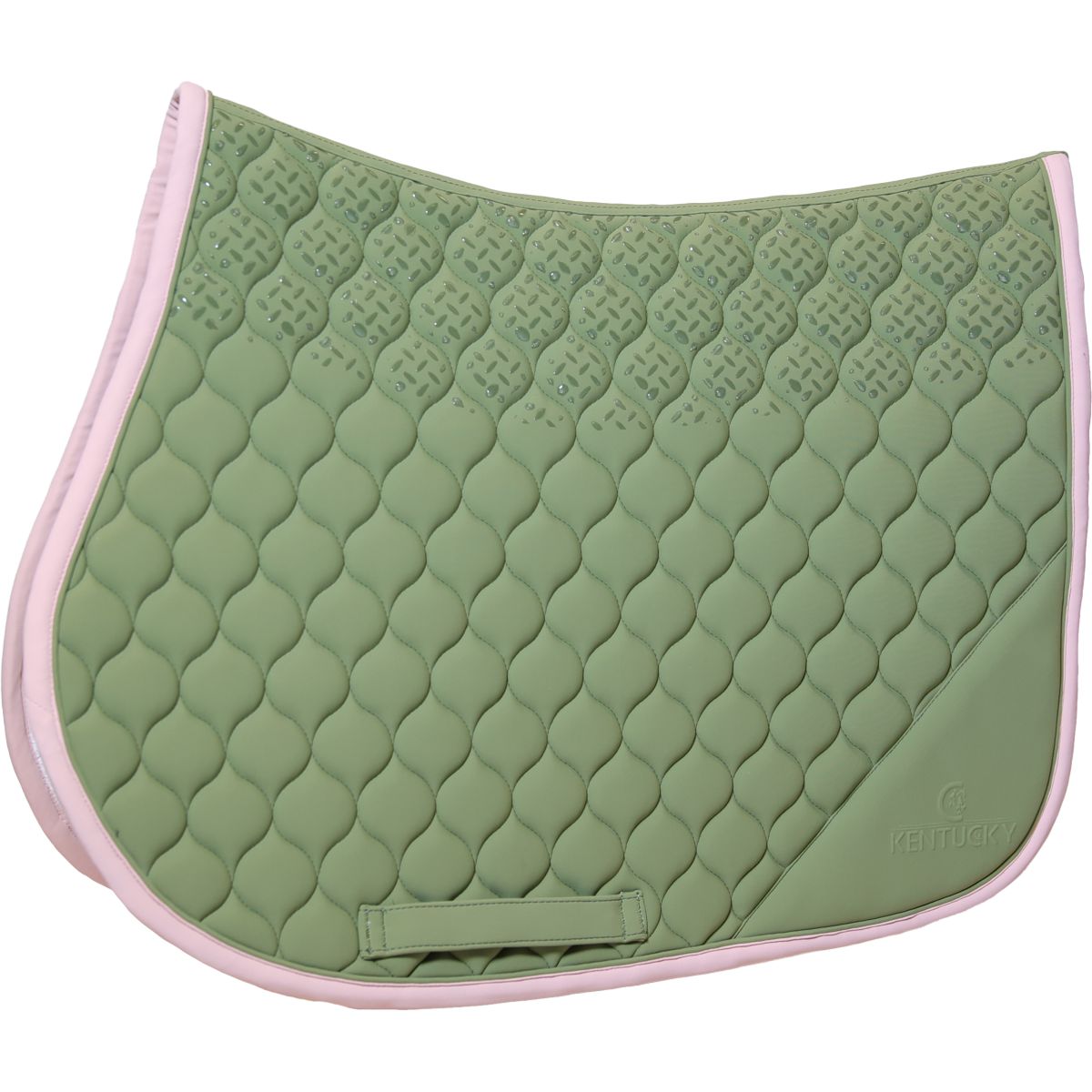 Kentucky Horsewear Sottosella Softshell Onion Quilt saltando Cachi/Rosa antico