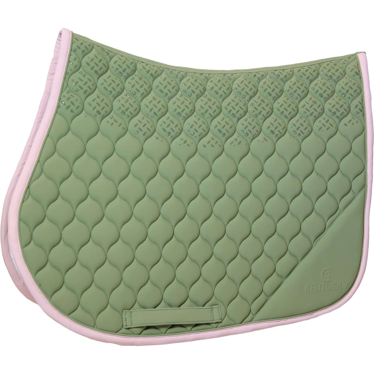 Kentucky Horsewear Sottosella Softshell Onion Quilt saltando Cachi/Rosa antico
