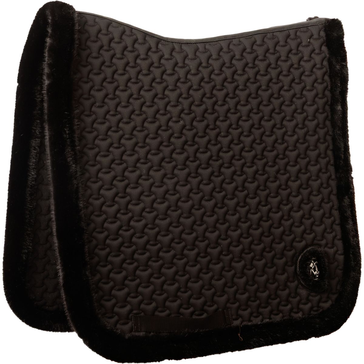 Kentucky Horsewear Sottosella Fake Fur Onion Quilt Dressage Nero