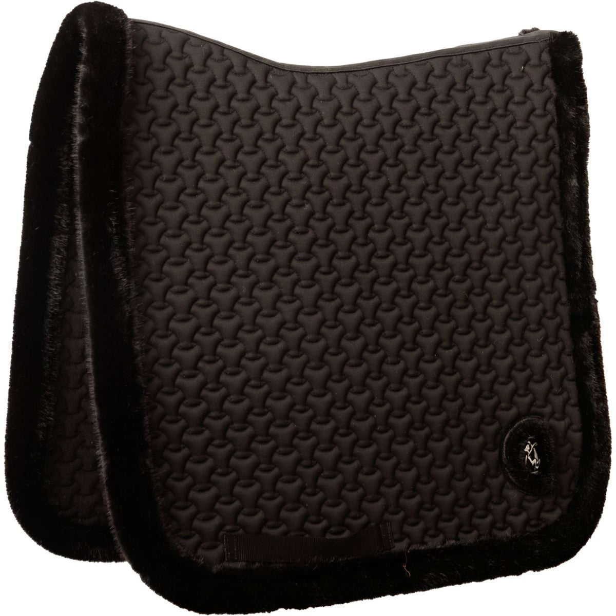 Kentucky Horsewear Sottosella Fake Fur Onion Quilt Dressage Nero