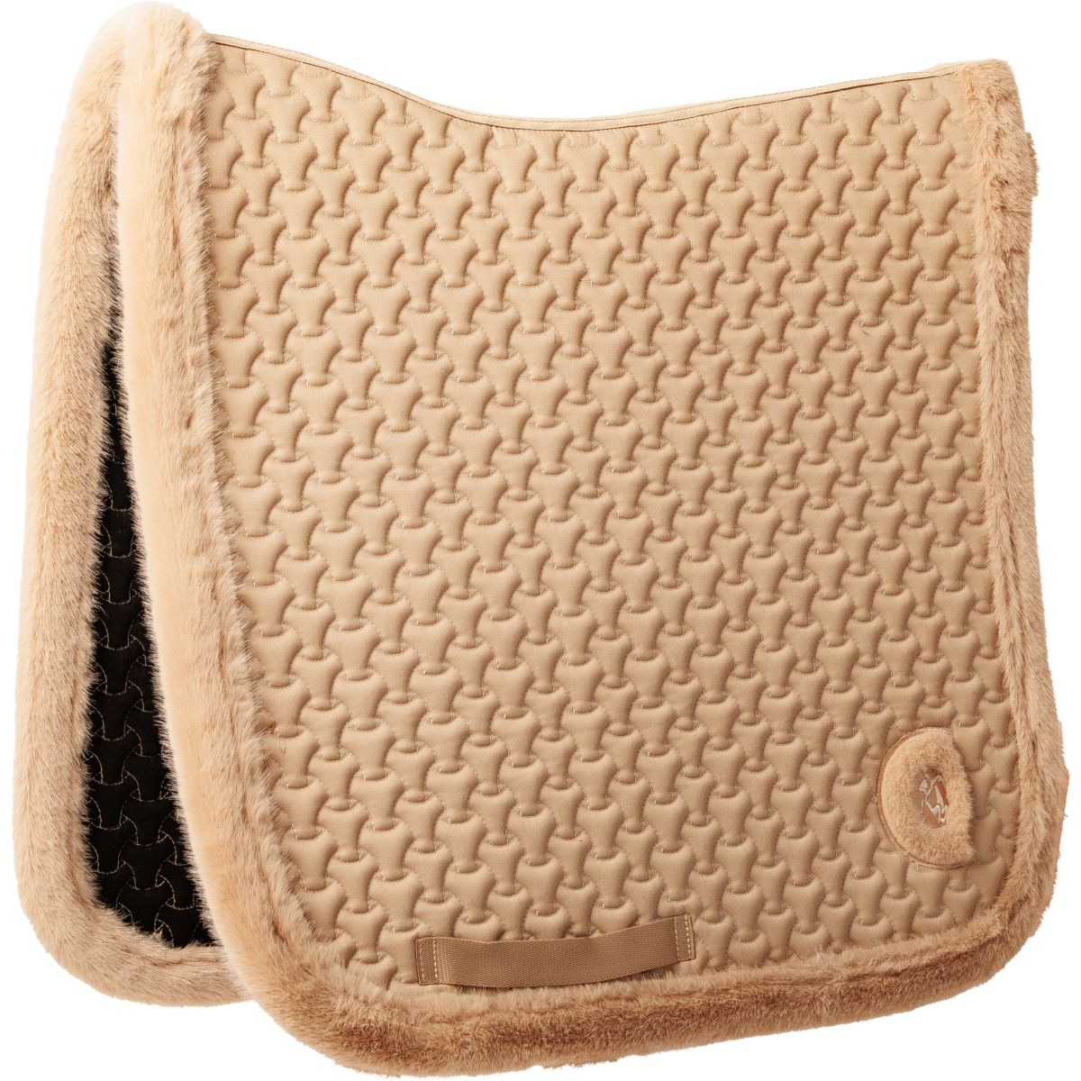 Kentucky Horsewear Sottosella Fake Fur Onion Quilt Dressage Beige