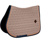 Kentucky Horsewear Sottosella Pied-de-Poule saltando Bordeaux/Navy