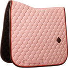 Kentucky Horsewear Sottosella Onion Quilt Leather Neon Dressage Rosa antico