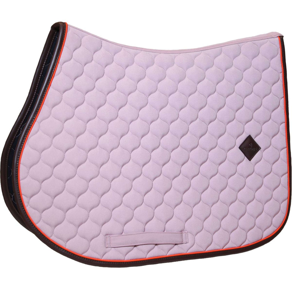 Kentucky Horsewear Sottosella Onion Quilt Leather Neon saltando Lavanda