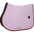 Kentucky Horsewear Sottosella Onion Quilt Leather Neon saltando Lavanda