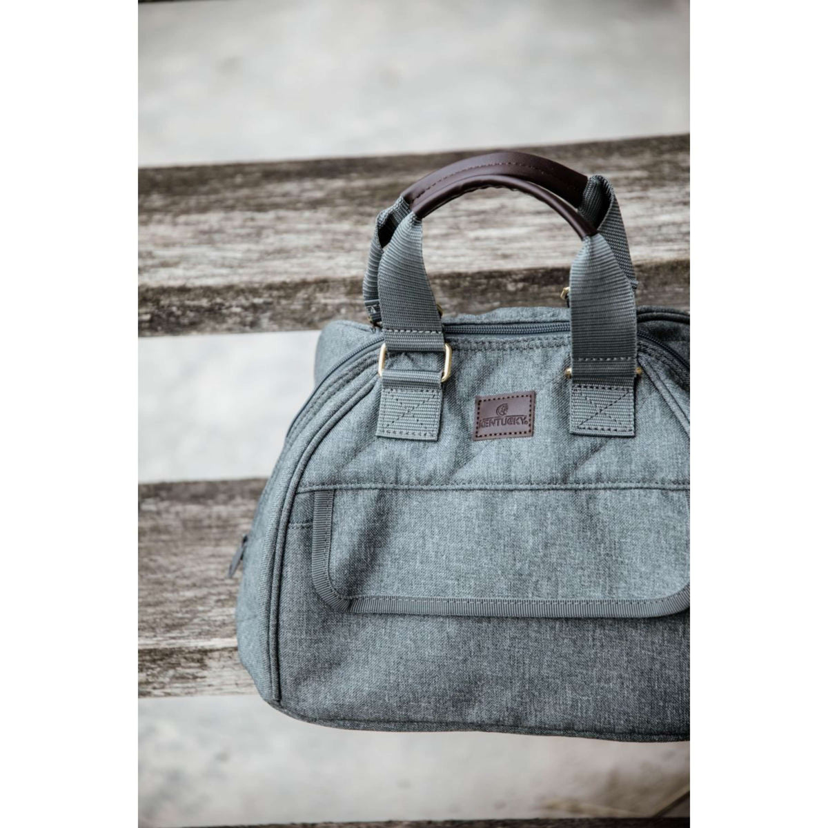 Kentucky Horsewear Borsa per Casco Grigio