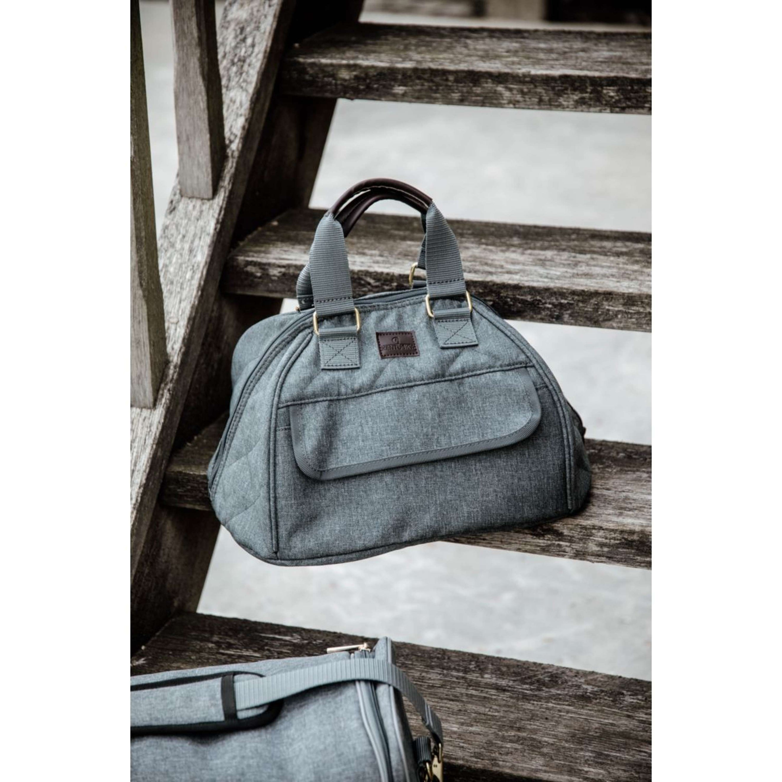 Kentucky Horsewear Borsa per Casco Grigio
