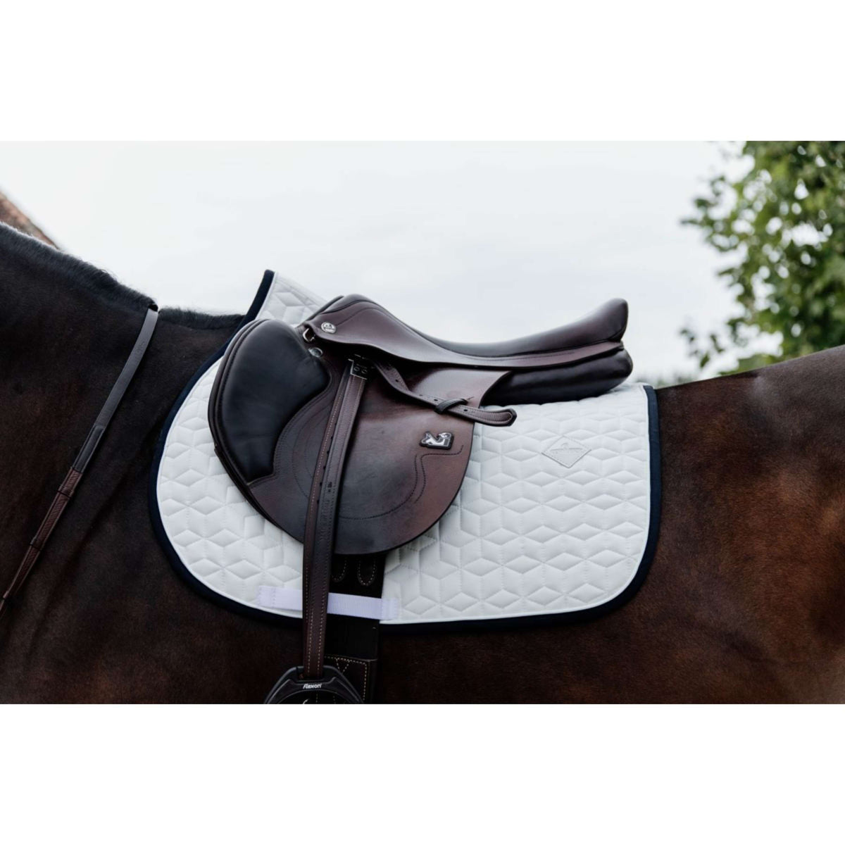 Kentucky Horsewear Sottosella Softshell Springen Bianco