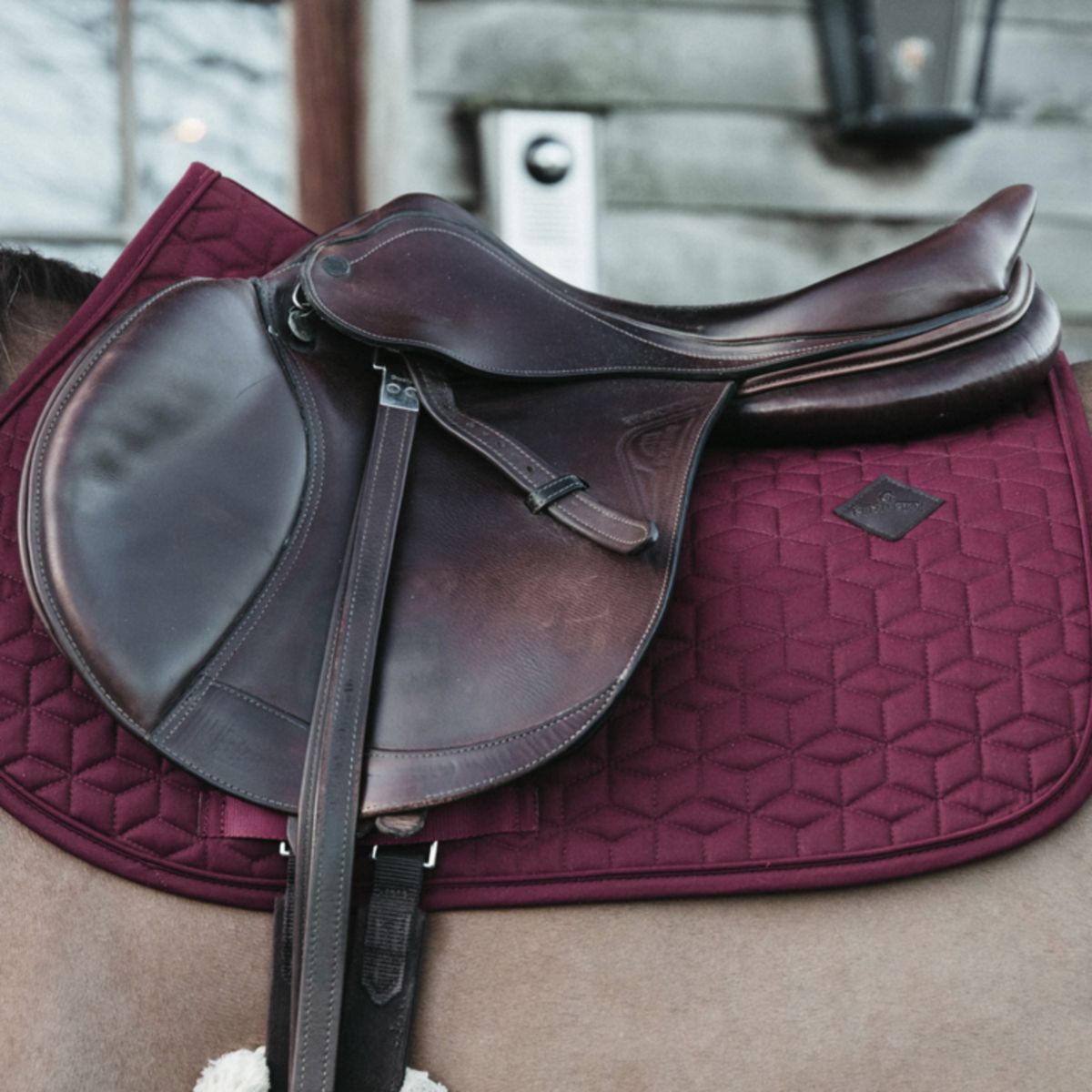Kentucky Horsewear Sottosella Basic Springen Bordeaux