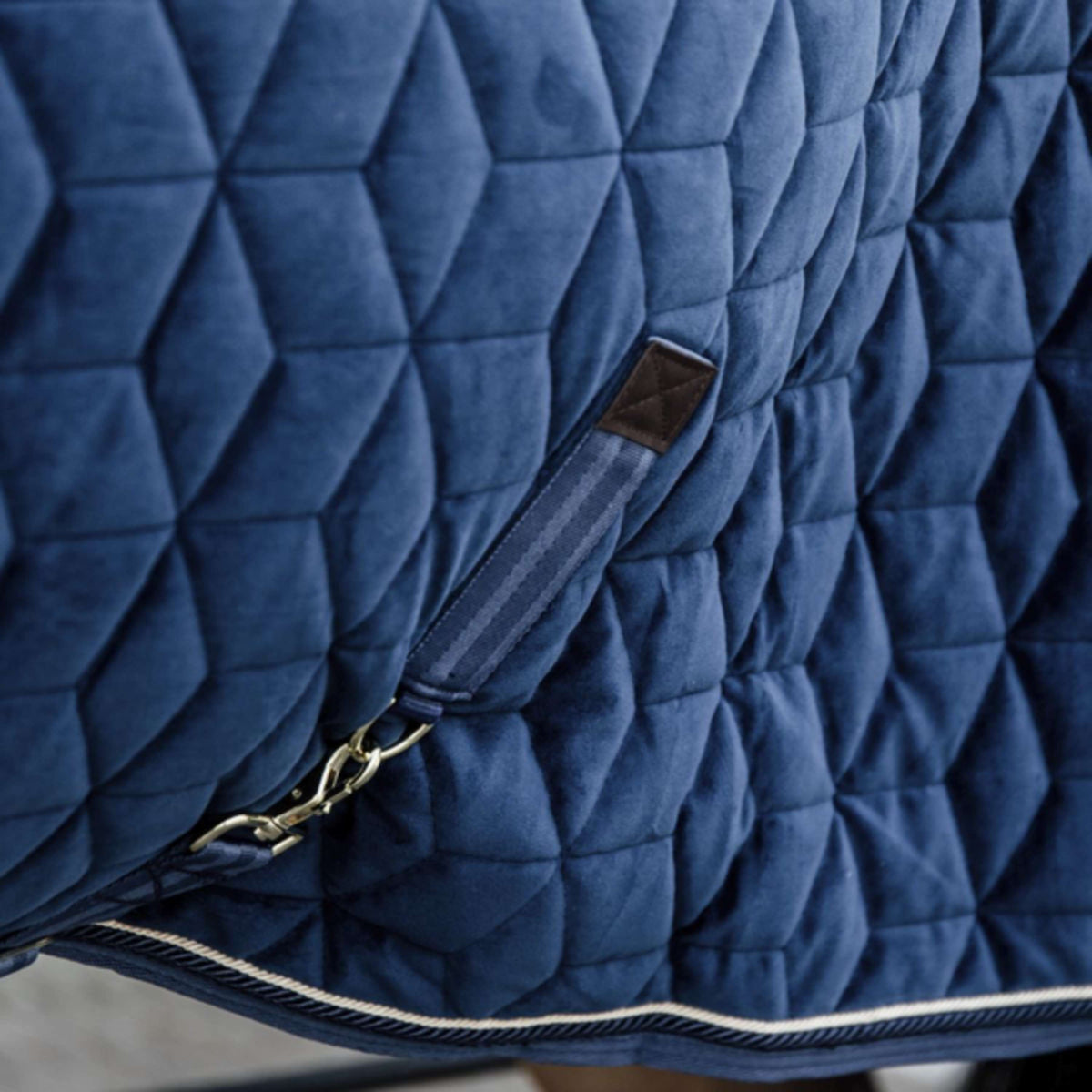 Kentucky Horsewear Coperta da esposizione Velvet 160 g Navy